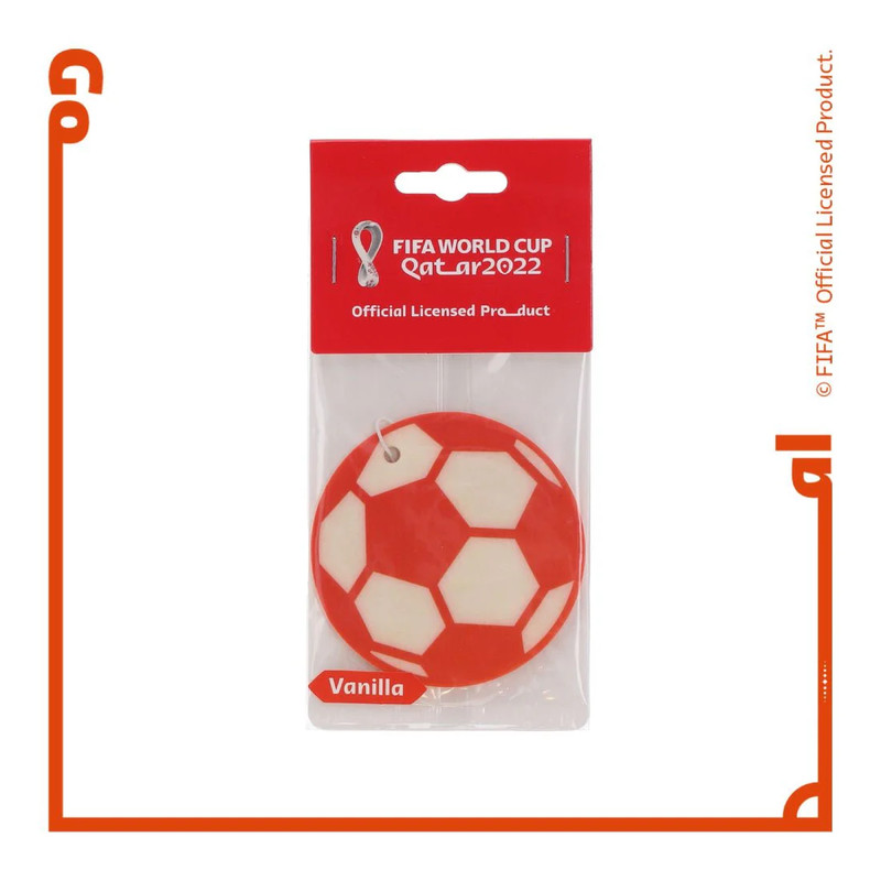 Qlive Car Air Freshener Silk Printing Scents - FIFA World Cup Qatar 2022 - أكسسوار كأس العالم قطر 2022